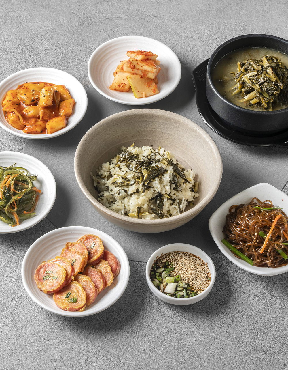시래정 한상 샘플 구성